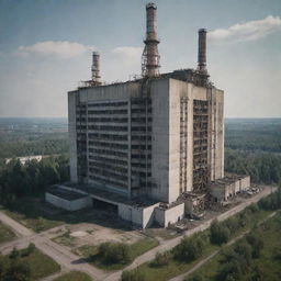 What would Chernobyl look like in electropunk