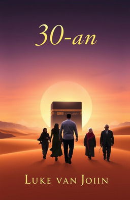 A captivating A5 novel cover featuring the title "30-an" prominently displayed at the top in an elegant serif font
