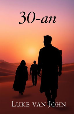 A captivating A5 novel cover featuring the title "30-an" prominently displayed at the top in an elegant serif font