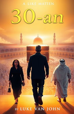 A captivating A5 size novel cover for '30-an' by Luke van John