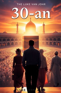 A captivating A5 size novel cover for '30-an' by Luke van John