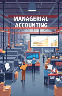 An illustration of a modern manufacturing company with a focus on managerial accounting