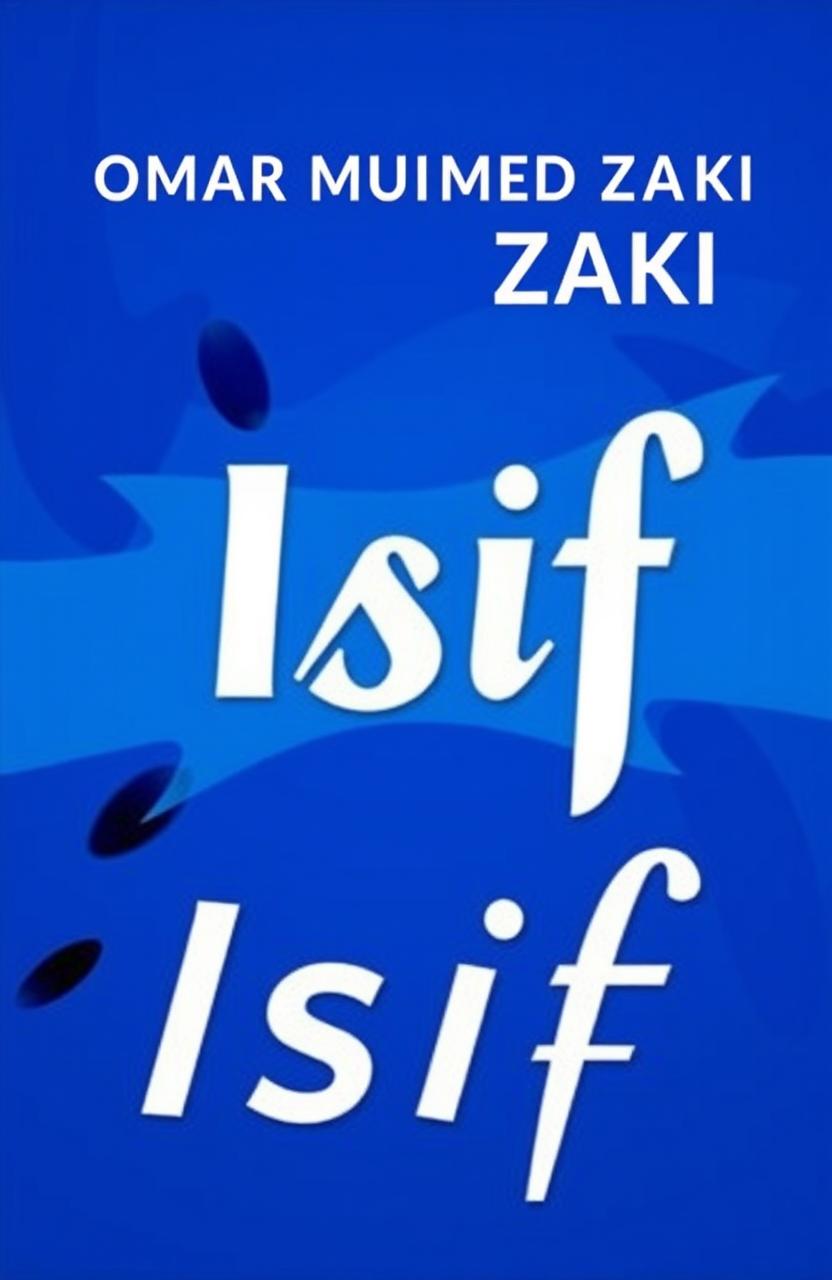 A book cover featuring the names "Omar Muhammad Zaki" and "Isif" prominently displayed in stylish, modern typography