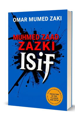 A book cover featuring the names "Omar Muhammad Zaki" and "Isif" prominently displayed in stylish, modern typography