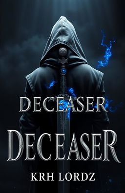 A dramatic book cover for the title 'DECEASER', set in a dark world dominated by werewolf magic