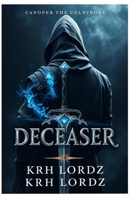 A dramatic book cover for the title 'DECEASER', set in a dark world dominated by werewolf magic