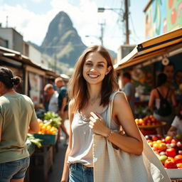 A resourceful emigrant from Russia living in Rio de Janeiro, showcasing her everyday life as she navigates the vibrant city while saving money