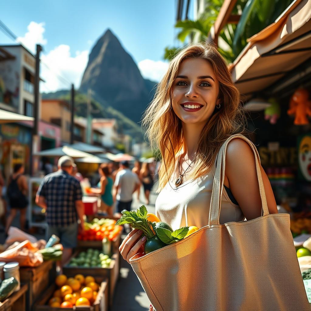 A resourceful emigrant from Russia living in Rio de Janeiro, showcasing her everyday life as she navigates the vibrant city while saving money