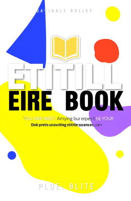 A visually appealing digital e-book cover design featuring a modern and sleek look