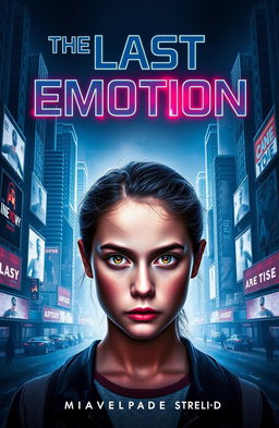 A striking book cover for the novel 'The Last Emotion'