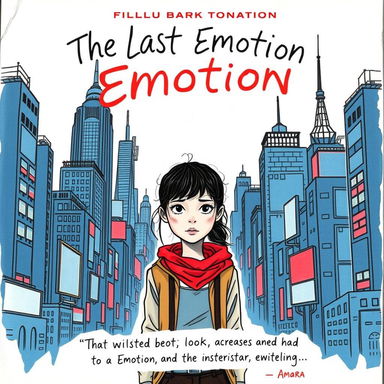 A hand-drawn book cover for the novel 'The Last Emotion'