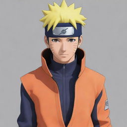 Generate a detailed and high-resolution image of a Naruto-style anime character. The character should be unique, lively and consistent with the aesthetics of the Naruto universe.