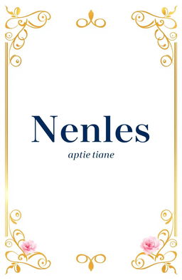 A beautifully designed cover page featuring a modern minimalist aesthetic