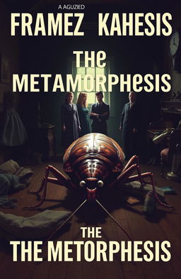 A creative book cover for Franz Kafka's 'The Metamorphosis'