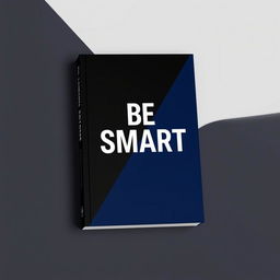 A book titled 'BE SMART' prominently displayed on a black and dark blue cover, with the title in bold, modern typography