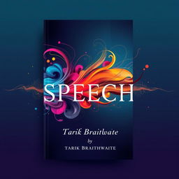 A beautifully designed cover for a poetry book titled 'SPEECH' by Tarik Braithwaite