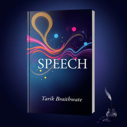 A beautifully designed cover for a poetry book titled 'SPEECH' by Tarik Braithwaite
