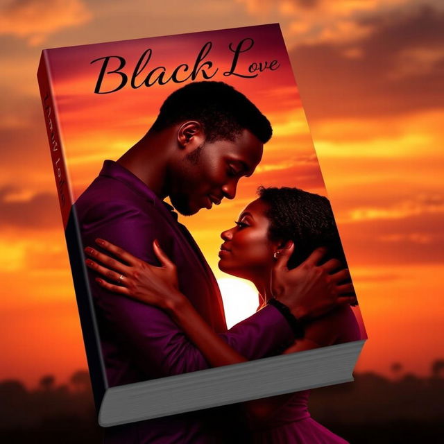 A captivating book cover for 'Black Love' by Tarik Braithwaite