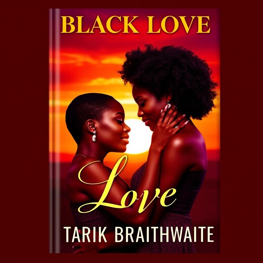 A captivating book cover for 'Black Love' by Tarik Braithwaite