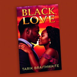 A captivating book cover for 'Black Love' by Tarik Braithwaite