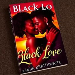 A captivating book cover for 'Black Love' by Tarik Braithwaite