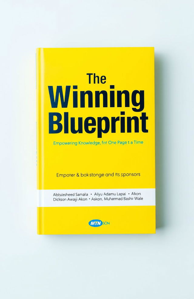 A vibrant book cover design featuring a bright yellow background that conveys excitement and positivity