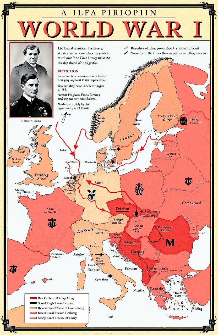 The assassination of Archduke Franz Ferdinand of Austria in 1914 marked a significant turning point leading to World War I