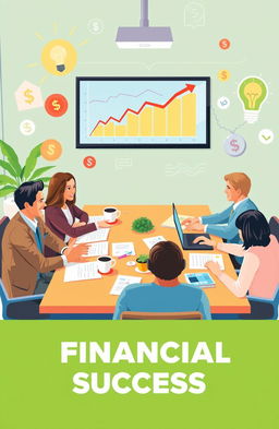 An informative and visually appealing image depicting various strategies for financial success