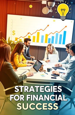An informative and visually appealing image depicting various strategies for financial success
