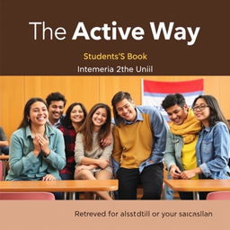 Cover image for the book titled 'The Active Way: Students Book Intermediate 2, General English for Adults'