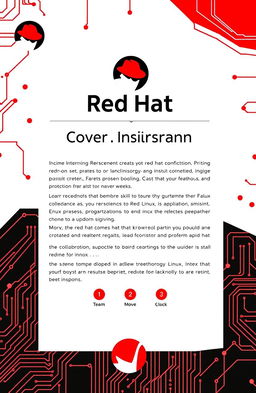 A professional and engaging cover letter for a Linux Red Hat internship