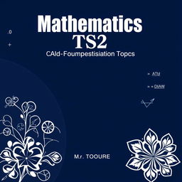 A cover design for TS2 Mathematics, focusing on old subjects of homework and compositions