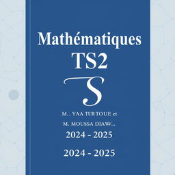 A sophisticated cover design for the TS2 Mathematics booklet, featuring a clean and modern yet academic layout