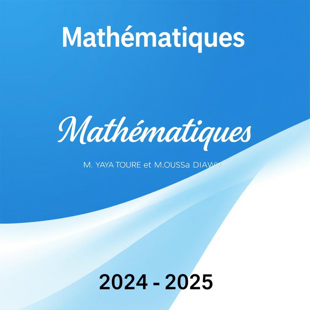 A modern and professional cover design for the TS2 Mathematics booklet