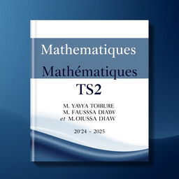 An elegant and professional cover design for the TS2 Mathematics booklet