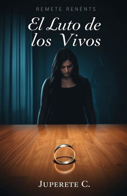 A captivating ebook cover for 'El Luto de los Vivos', an evocative title that explores themes of betrayal and infidelity in marriage