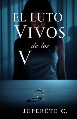 A captivating ebook cover for 'El Luto de los Vivos', an evocative title that explores themes of betrayal and infidelity in marriage