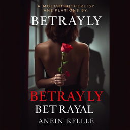 A striking ebook cover that symbolizes betrayal and infidelity in marriage, focusing on the theme of a wife's betrayal towards her husband