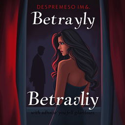 A dramatic e-book cover illustrating the themes of betrayal and infidelity in marriage