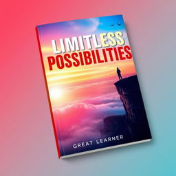 An inspiring and visually captivating book cover for 'Limitless Possibilities' by Great Learner