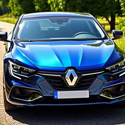 A stunning coupé design of the Renault Talisman with two doors, featuring sleek lines and a modern aesthetic