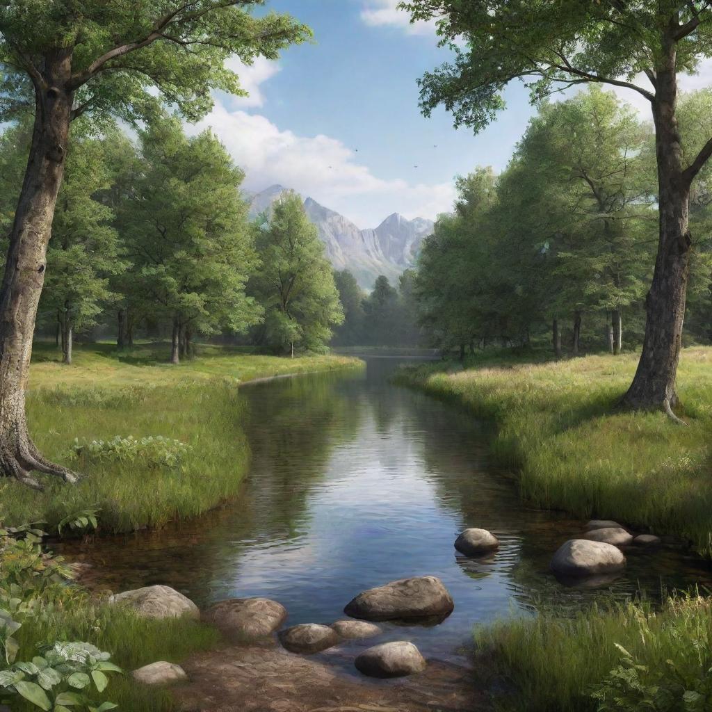 Create a realistic, detailed image of a nature scene.