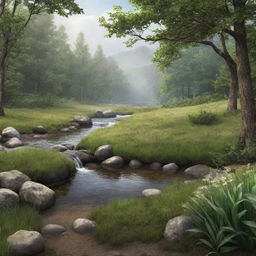 Create a realistic, detailed image of a nature scene.