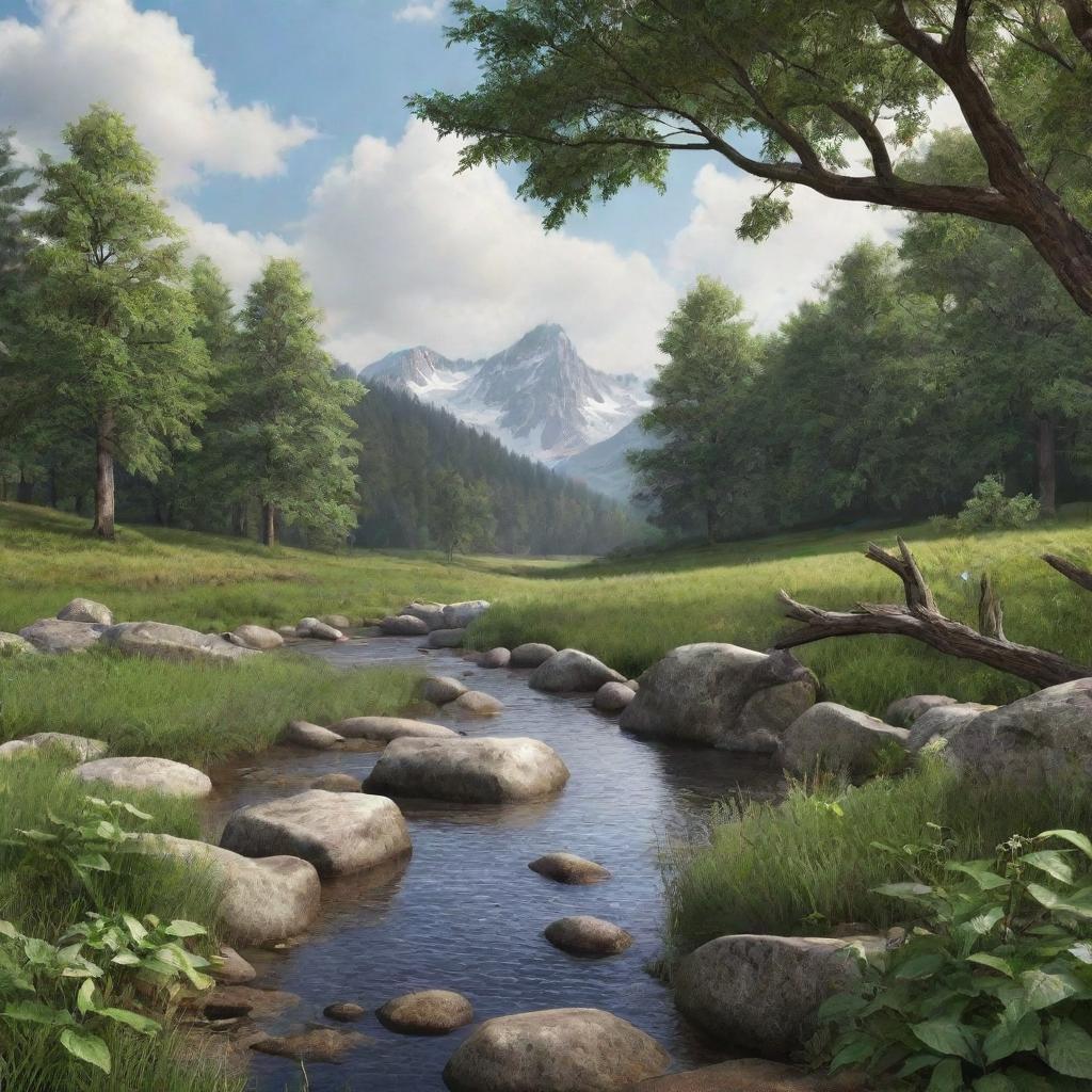 Create a realistic, detailed image of a nature scene.