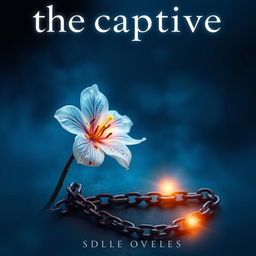 A striking book cover design for 'the captive', styled in all lowercase letters