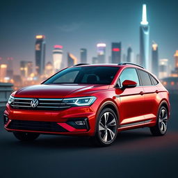 An incredible 2025 VW Santana TS, showcasing a modern reinterpretation of a classic design with sleek, streamlined aesthetics and bold contours