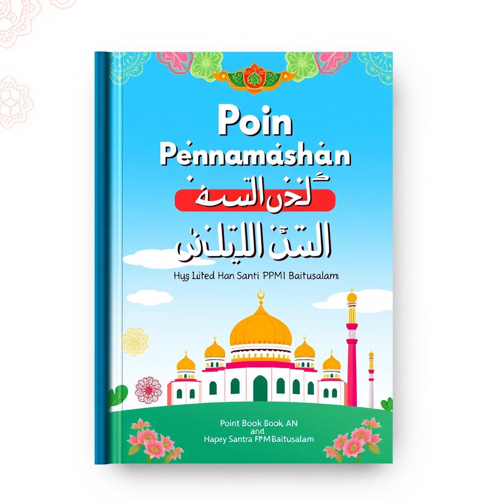 A beautifully designed book cover for a point addition book meant for PPM Baitussalam students