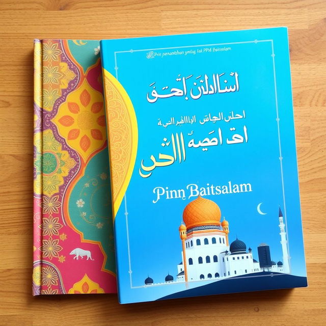 A beautifully designed book cover for a point addition book meant for PPM Baitussalam students