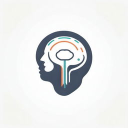 A stylish and professional logo for 'Neurotactics Online Marketing Agency' with a brain and digital elements