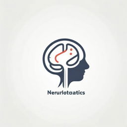 A stylish and professional logo for 'Neurotactics Online Marketing Agency' with a brain and digital elements